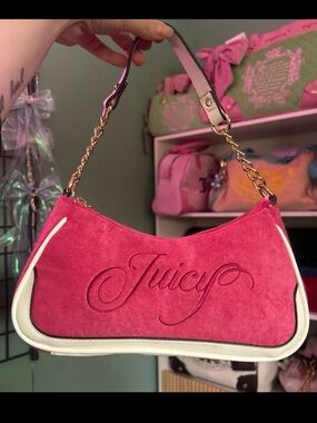 Juicy Couture Hot Pink Diamond Rising Star Shoulder Bag